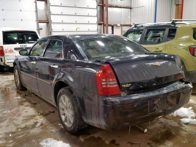 2C3KA63H87H808035 - 2007 CHRYSLER 300C BLACK photo 3