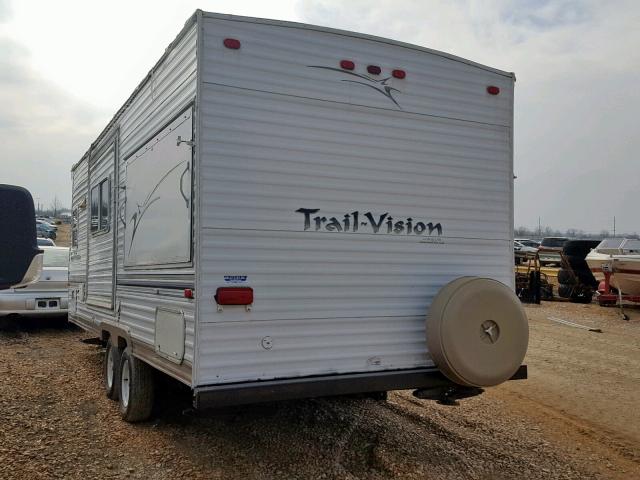 4WYT2G2651600574 - 2004 TRAIL KING TRAILER WHITE photo 3