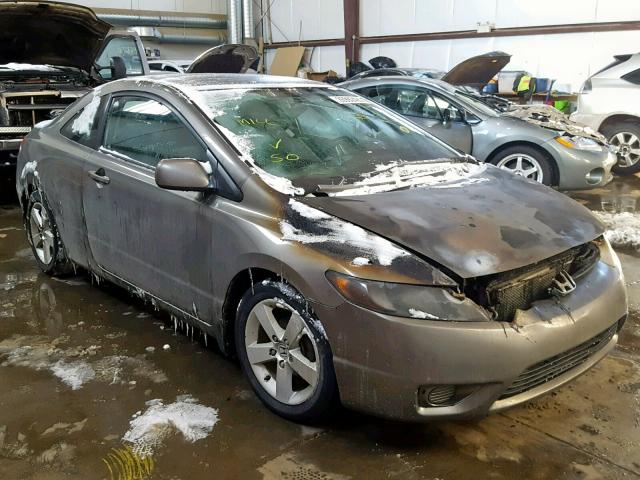 2HGFG12928H011470 - 2008 HONDA CIVIC EXL GRAY photo 1