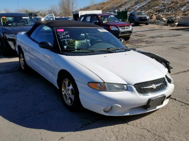 3C3EL55H1XT574553 - 1999 CHRYSLER SEBRING JX WHITE photo 1