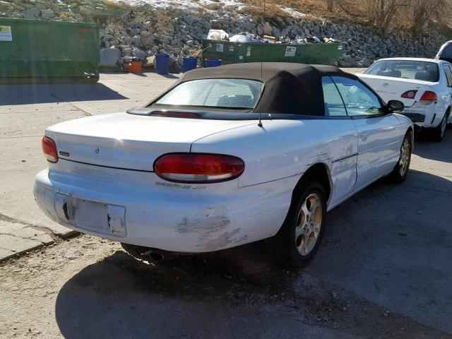 3C3EL55H1XT574553 - 1999 CHRYSLER SEBRING JX WHITE photo 4