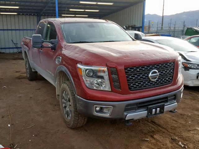 1N6BA1F4XHN553935 - 2017 NISSAN TITAN XD S RED photo 1