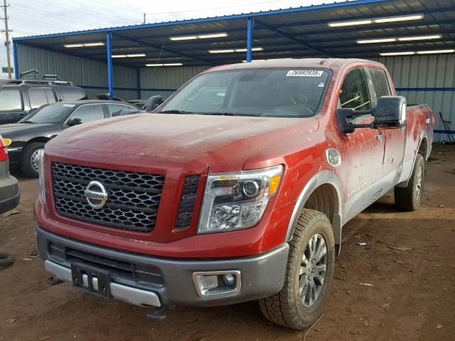 1N6BA1F4XHN553935 - 2017 NISSAN TITAN XD S RED photo 2