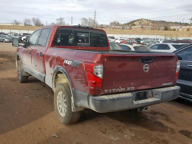 1N6BA1F4XHN553935 - 2017 NISSAN TITAN XD S RED photo 3