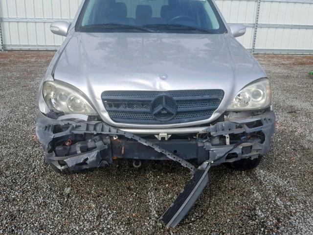 4JGAB54E82A346341 - 2002 MERCEDES-BENZ ML 320 SILVER photo 9