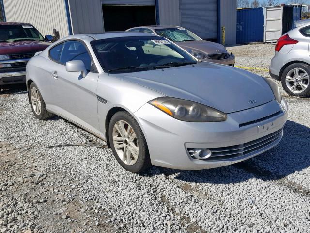 KMHHM66DX8U275105 - 2008 HYUNDAI TIBURON GS SILVER photo 1