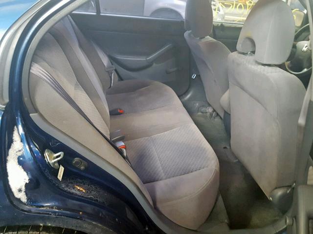 2HGES16395H000753 - 2005 HONDA CIVIC DX V BLUE photo 6