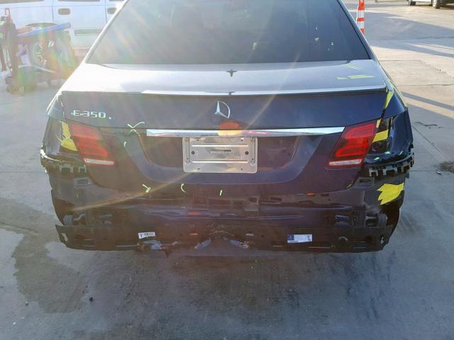 WDDHF5KB9EB007723 - 2014 MERCEDES-BENZ E 350 BLUE photo 9