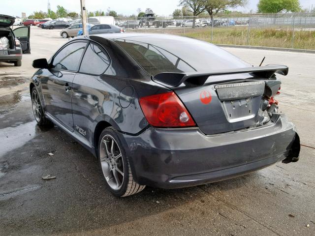 JTKDE177960113569 - 2006 TOYOTA SCION TC შავი ფოტო 3