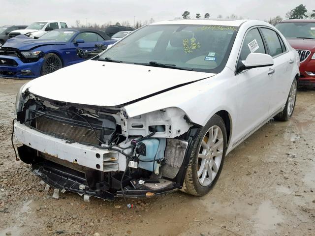 1G1ZG5E78CF306900 - 2012 CHEVROLET MALIBU LTZ WHITE photo 2