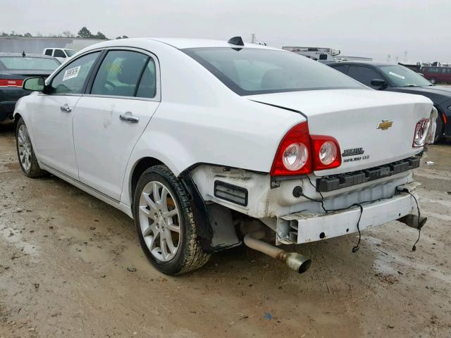 1G1ZG5E78CF306900 - 2012 CHEVROLET MALIBU LTZ WHITE photo 3