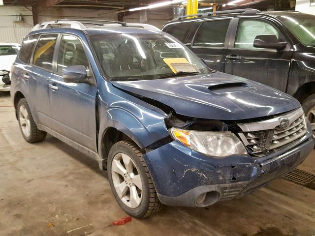 JF2SHGGC4DH423036 - 2013 SUBARU FORESTER T BLUE photo 1