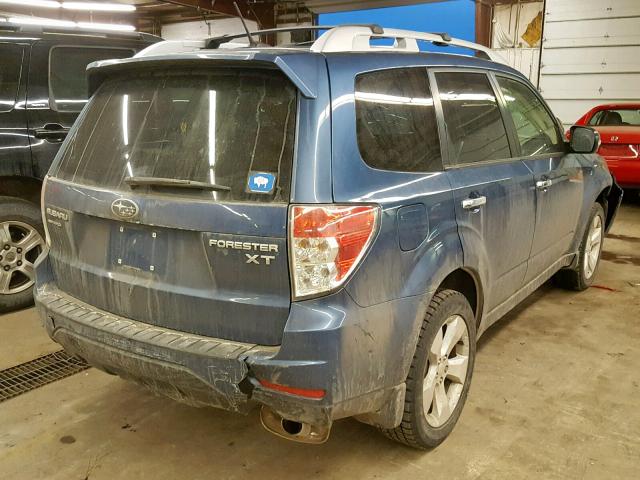 JF2SHGGC4DH423036 - 2013 SUBARU FORESTER T BLUE photo 4