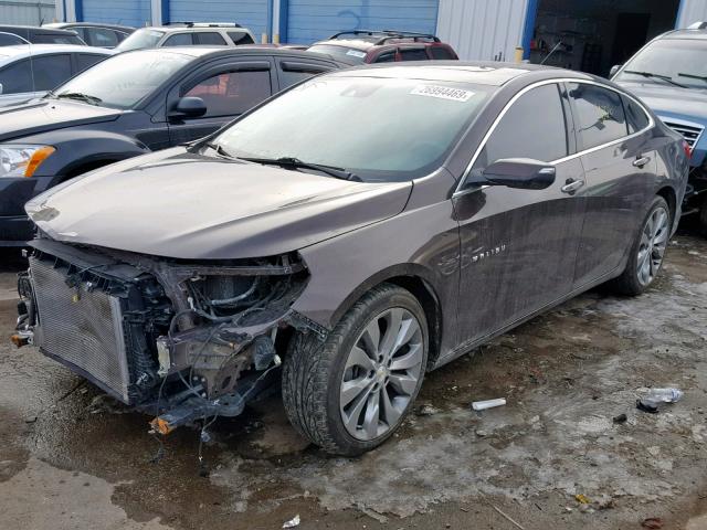 1G1ZH5SX4GF228011 - 2016 CHEVROLET MALIBU PRE 紫色 照片 2