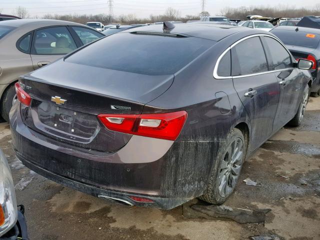 1G1ZH5SX4GF228011 - 2016 CHEVROLET MALIBU PRE 紫色 照片 4