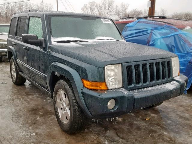 1J8HG48N76C144778 - 2006 JEEP COMMANDER TEAL photo 1