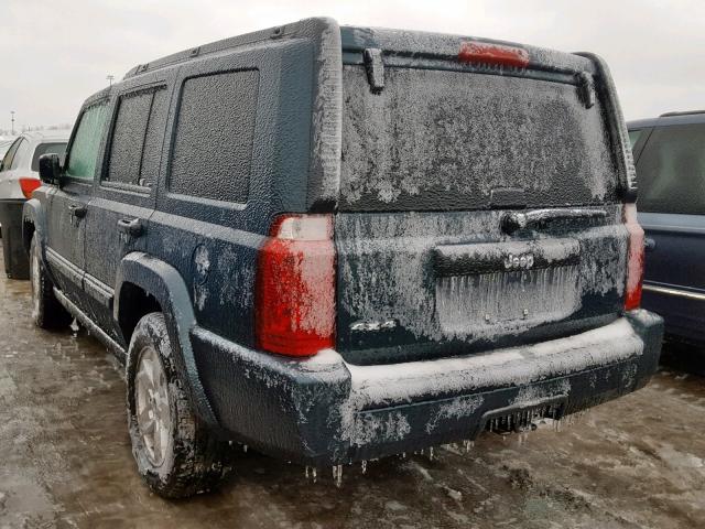 1J8HG48N76C144778 - 2006 JEEP COMMANDER TEAL photo 3