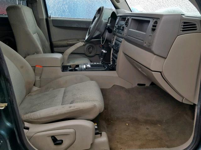 1J8HG48N76C144778 - 2006 JEEP COMMANDER TEAL photo 5