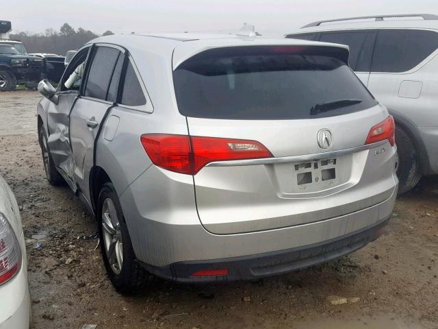 5J8TB3H37DL000817 - 2013 ACURA RDX SILVER photo 3