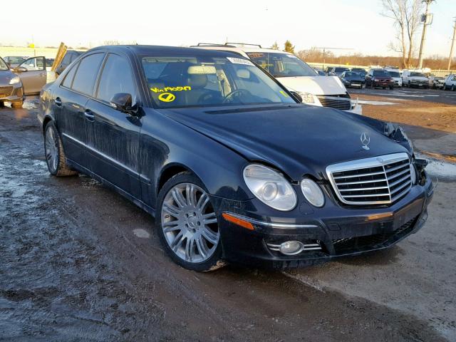 WDBUF56X68B190547 - 2008 MERCEDES-BENZ E 350 BLACK photo 1