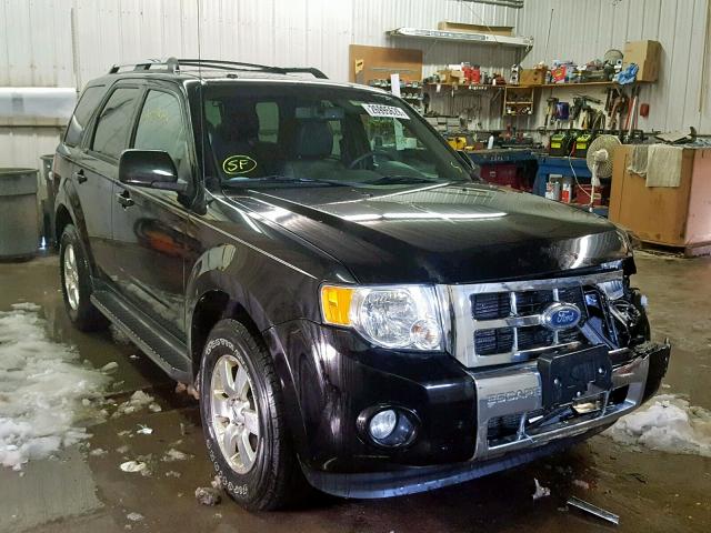 1FMCU9EG1CKA07572 - 2012 FORD ESCAPE LIM BLACK photo 1