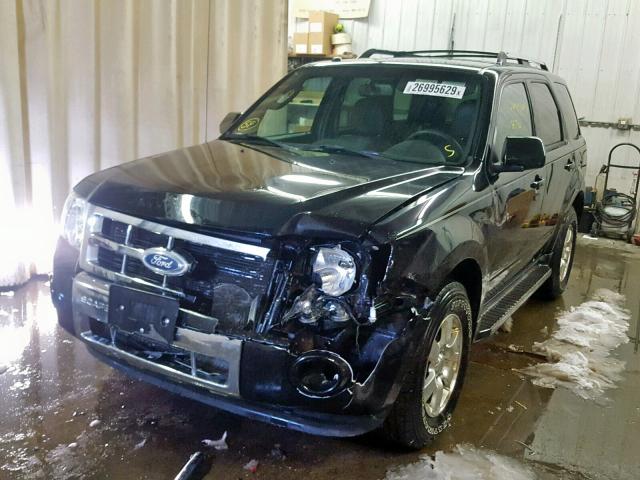 1FMCU9EG1CKA07572 - 2012 FORD ESCAPE LIM BLACK photo 2