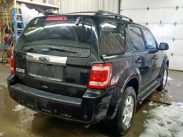 1FMCU9EG1CKA07572 - 2012 FORD ESCAPE LIM BLACK photo 4