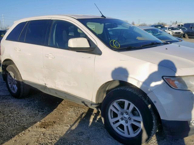 2FMDK38C18BA84251 - 2008 FORD EDGE SEL WHITE photo 9