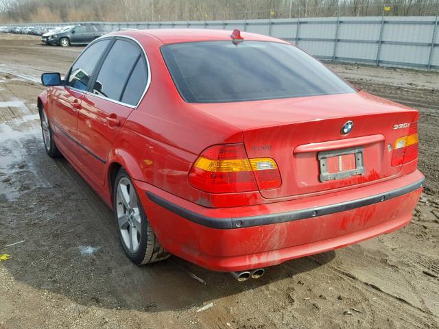 WBAEV53434KM35685 - 2004 BMW 330 I RED photo 3