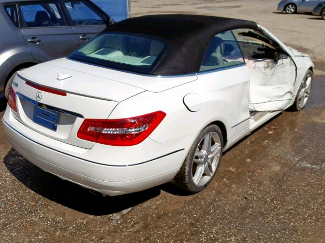 WDDKK5GF5BF038307 - 2011 MERCEDES-BENZ E 350 WHITE photo 4