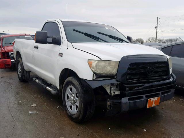 5TFLV52117X025332 - 2007 TOYOTA TUNDRA WHITE photo 1