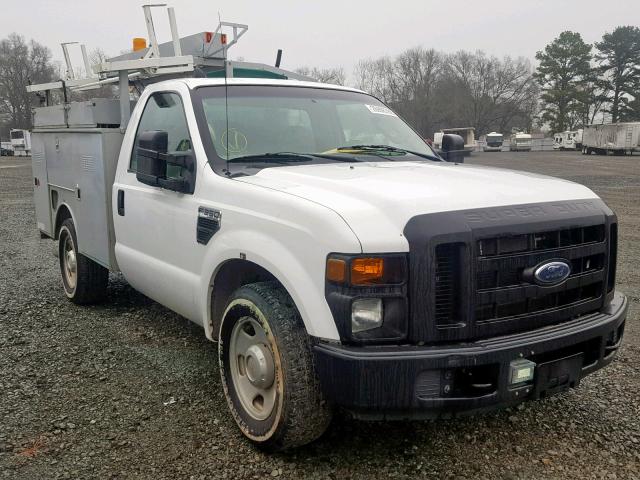 1FTWF30598EA27069 - 2008 FORD F350 SRW S WHITE photo 1