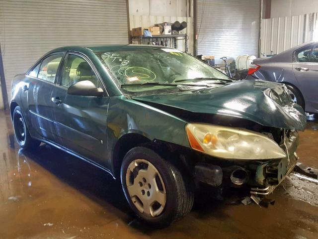 1G2ZF58BX74269882 - 2007 PONTIAC G6 VALUE L GREEN photo 1