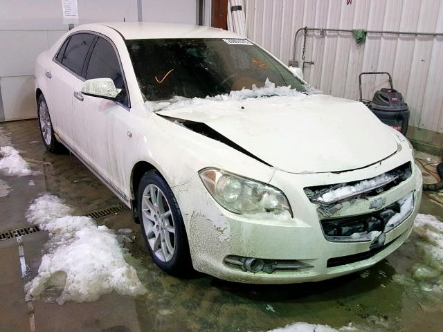 1G1ZK577184180085 - 2008 CHEVROLET MALIBU LTZ WHITE photo 1