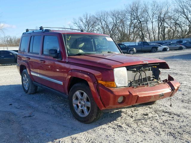 1J8HG58N46C214811 - 2006 JEEP COMMANDER MAROON photo 1