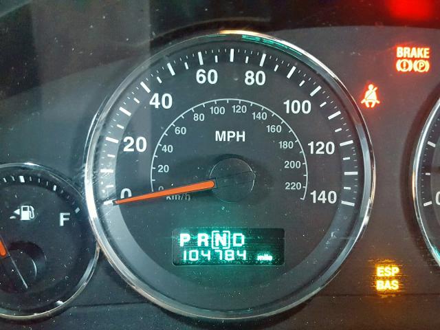 1J8HG58N46C214811 - 2006 JEEP COMMANDER MAROON photo 8