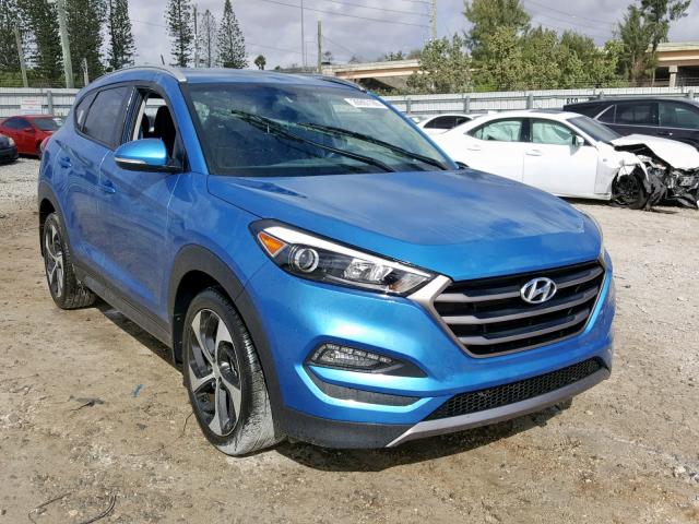 KM8J33A23GU211978 - 2016 HYUNDAI TUCSON LIM BLUE photo 1