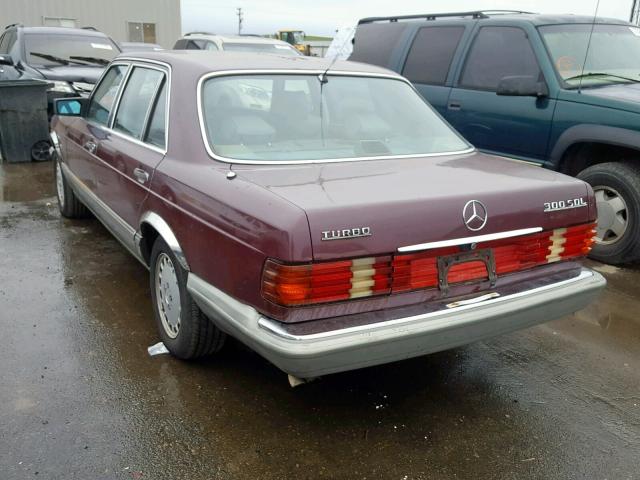 WDBCB25DXGA250119 - 1986 MERCEDES-BENZ 300 SDL PURPLE photo 3