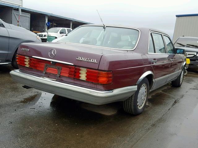 WDBCB25DXGA250119 - 1986 MERCEDES-BENZ 300 SDL PURPLE photo 4