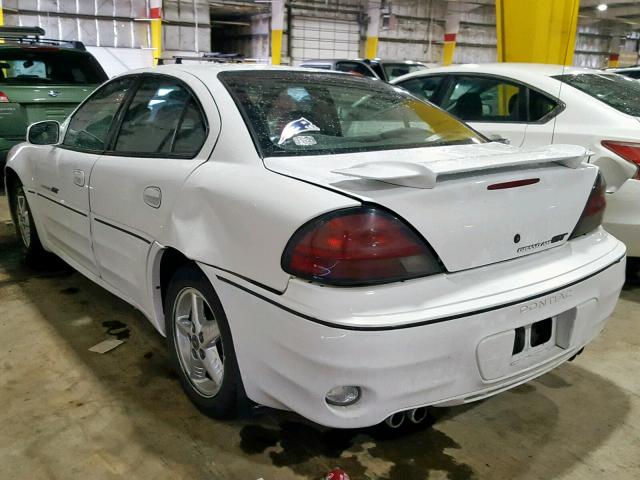 1G2NW52EXYC556518 - 2000 PONTIAC GRAND AM G WHITE photo 3