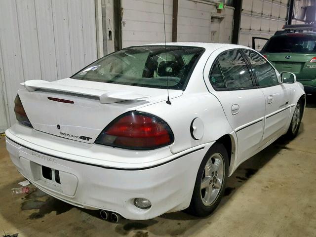 1G2NW52EXYC556518 - 2000 PONTIAC GRAND AM G WHITE photo 4