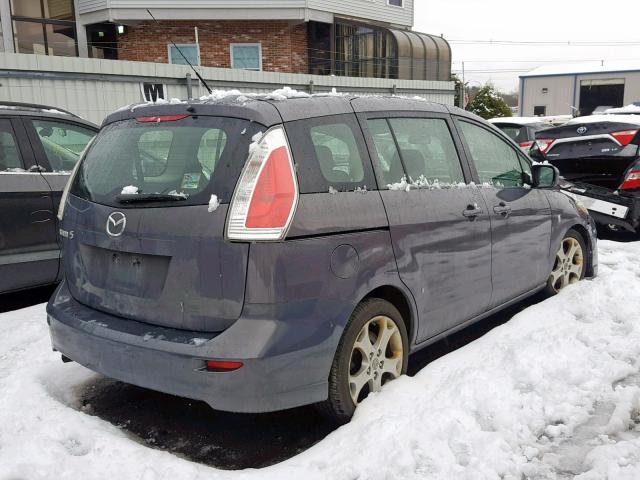 JM1CR2WL8A0386328 - 2010 MAZDA 5 GRAY photo 4