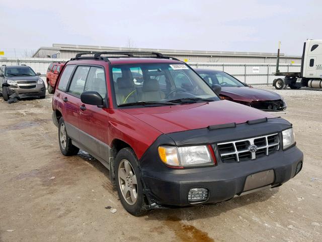 JF1SF6551XH750426 - 1999 SUBARU FORESTER S RED photo 1