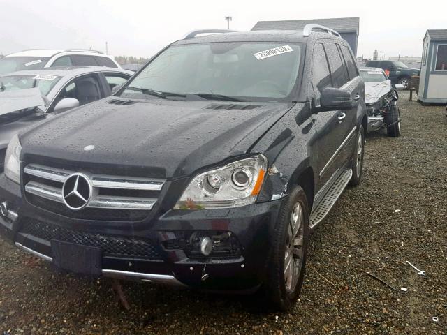 4JGBF7BE1BA626092 - 2011 MERCEDES-BENZ GL 450 4MA BLACK photo 2