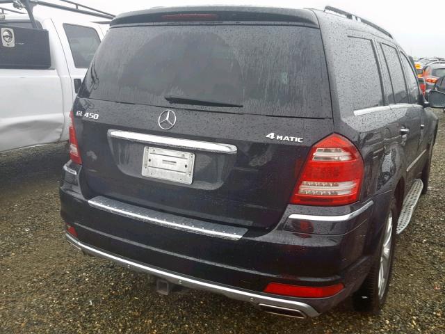 4JGBF7BE1BA626092 - 2011 MERCEDES-BENZ GL 450 4MA BLACK photo 4