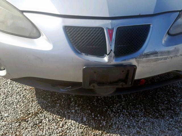 2G2WP522241150630 - 2004 PONTIAC GRAND PRIX SILVER photo 9