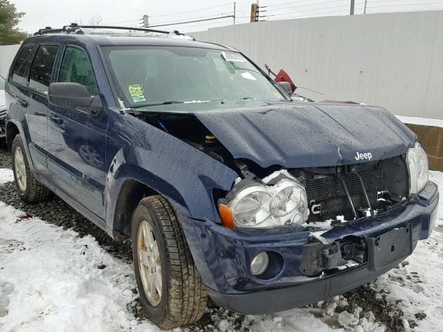 1J8GR48K76C256797 - 2006 JEEP GRAND CHER BLUE photo 1