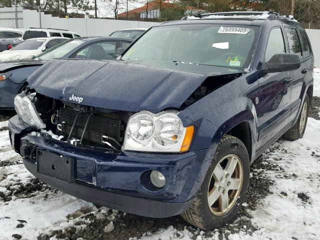 1J8GR48K76C256797 - 2006 JEEP GRAND CHER BLUE photo 2