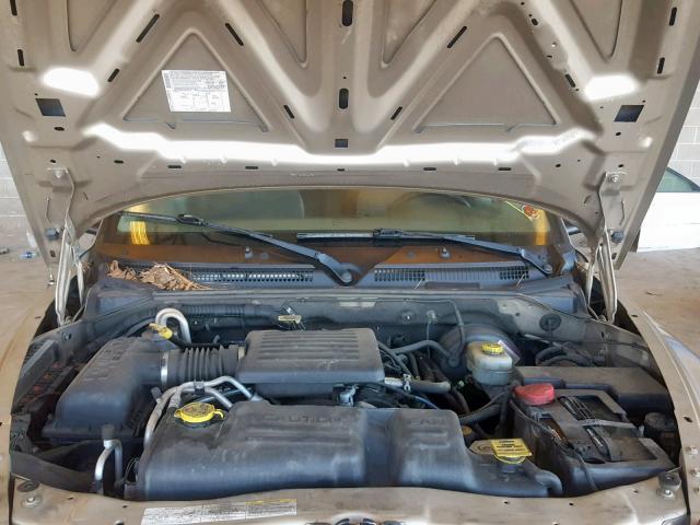 1D7HL48NX3S374728 - 2003 DODGE DAKOTA QUA TAN photo 7