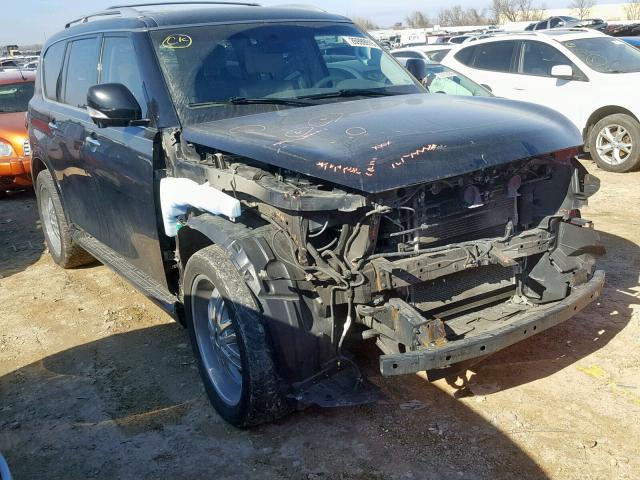 JN8AZ2NE1B9006306 - 2011 INFINITI QX56 BLACK photo 9